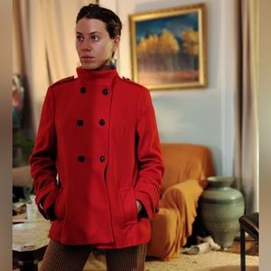 Red Banana Republic Swing Coat